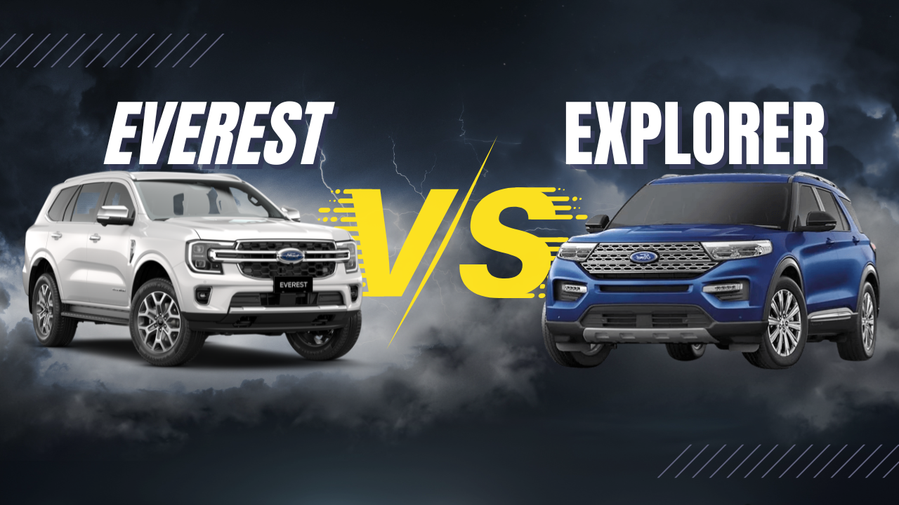 so sánh Ford Everest và Ford Explorer